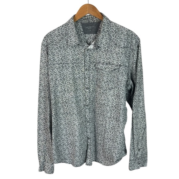 BF365 Men’s Calvin Klein Jeans Brand Western Button Snap Shirt XL - Picture 1 of 4